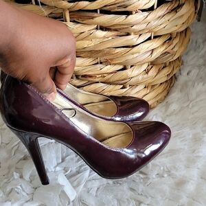 Steve madden ronni dark purple heels